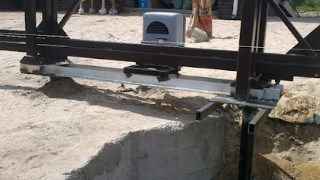 Купить сваи для ворот в Евпатория. Заказать ворота на сваях под ключ от 21931 руб